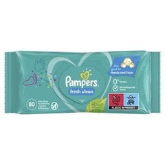 Pampers Fresh Clean Niisked Beebisalvrätid, 15 Pakki,1200 Salvrätti hind ja info | Niisked salvrätikud lastele | hansapost.ee