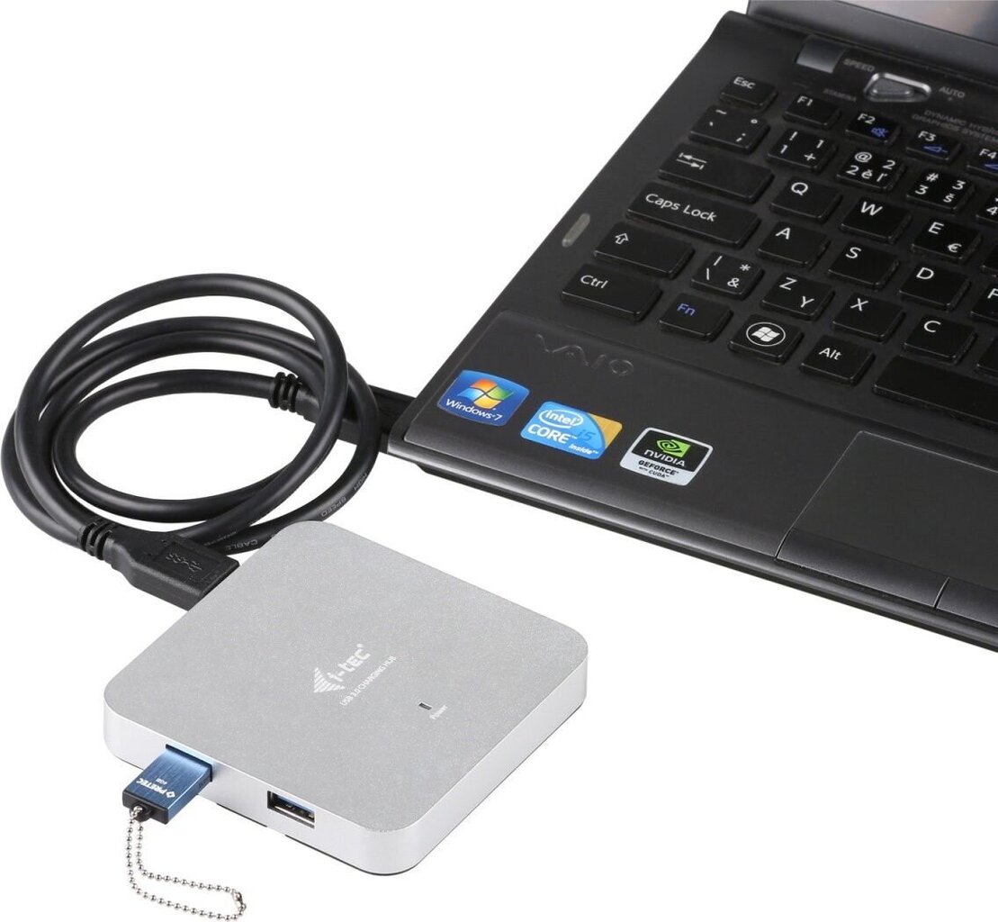 USB-jaotur i-Tec U3hubmetal4 hind ja info | USB adapterid ja jagajad | hansapost.ee