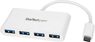 StarTech HB30C4ABW цена и информация | Адаптеры, USB-разветвители | hansapost.ee