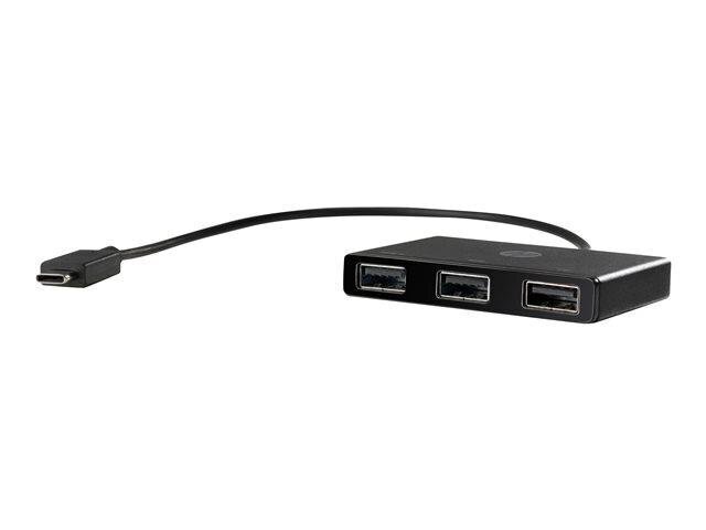 HP USB-C to USB-A Hub (SE) цена и информация | USB adapterid ja jagajad | hansapost.ee