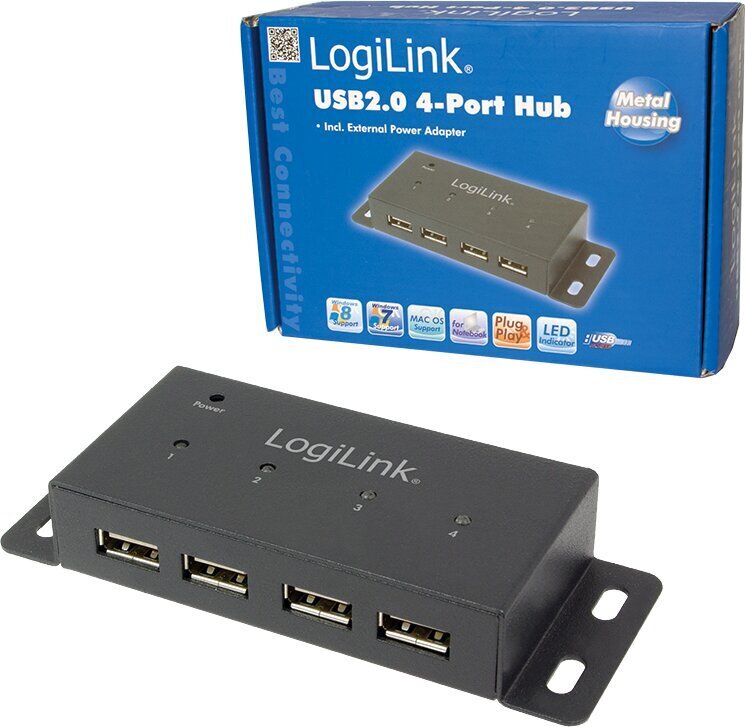 LogiLink UA0141A hind ja info | USB adapterid ja jagajad | hansapost.ee