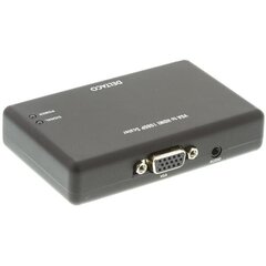 Adapter Deltaco VGA-HDMI2, VGA-HDMI цена и информация | Адаптеры и USB-hub | hansapost.ee