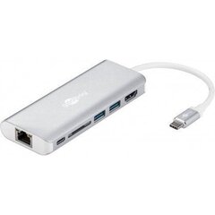 Адаптер Goobay USB-C Premium Multiport-Dock 7678 цена и информация | Адаптеры и USB-hub | hansapost.ee