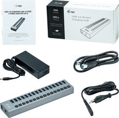 USB-jaotur i-Tec U3CHARGEHUB16 hind ja info | I-tec Arvutid ja IT- tehnika | hansapost.ee