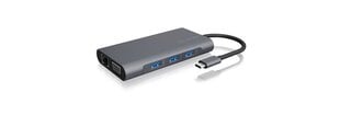 Адаптер Icy Box IB-DK4040-CPD USB Type-C™ Dock цена и информация | Адаптеры, USB-разветвители | hansapost.ee