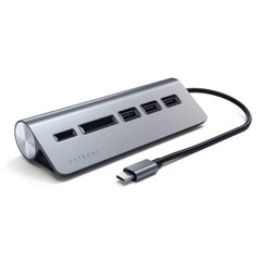 USB-C jagaja + mälukaardilugeja Satechi hind ja info | Satechi Arvutid ja IT- tehnika | hansapost.ee