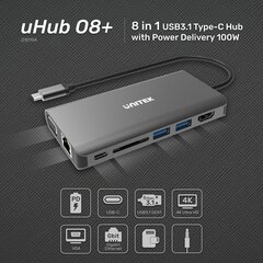 UNITEK D1019A цена и информация | Адаптеры и USB-hub | hansapost.ee