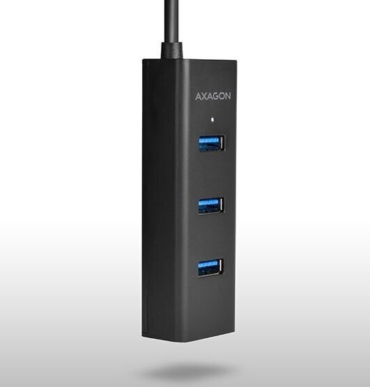 AXAGON HUE-S2C 4x USB3.0 Charging Hub, MicroUSB Charging Connector, Type-C цена и информация | USB adapterid ja jagajad | hansapost.ee