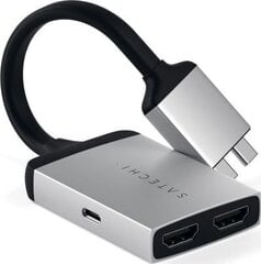 USB-C jagaja Satechi 2x HDMI hind ja info | Satechi Arvutid ja IT- tehnika | hansapost.ee