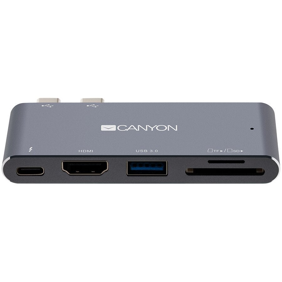 Canyon CNS-TDS05DG sülearvuti dokk ja pordireplikaator Hall hind ja info | USB adapterid ja jagajad | hansapost.ee