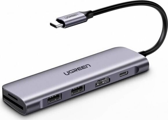 Rummu Ugreen CM219 USB 3.0, USB-C, mikro-USB, hall hind ja info | USB adapterid ja jagajad | hansapost.ee