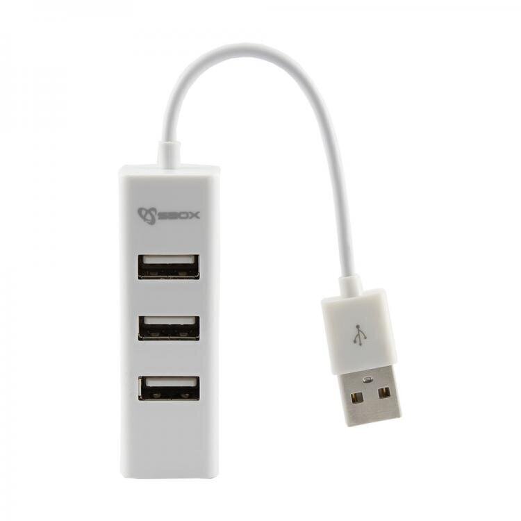 Jaotur Sbox H-204W, 4 x USB hind ja info | USB adapterid ja jagajad | hansapost.ee