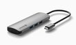 Swissten USB-C Hub 6in1 with 3X USB 3.0 / 1X USB-C Power Delivery / 1X microSD / 1X SD / Aluminum body hind ja info | USB adapterid ja jagajad | hansapost.ee