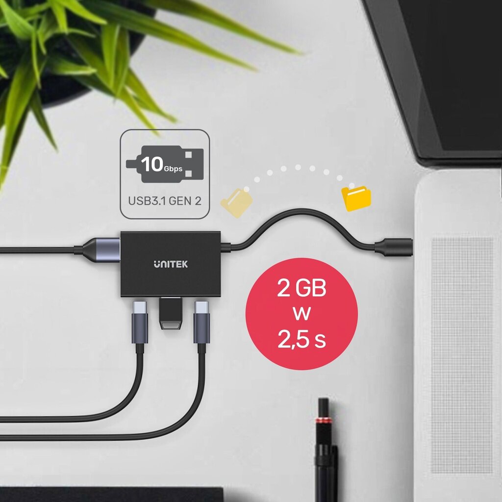 Unitek H1302A hind ja info | USB adapterid ja jagajad | hansapost.ee