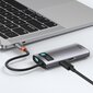 Multifunktsionaalne jagaja Baseus Metal Gleam HUB 4in1 hind ja info | USB adapterid ja jagajad | hansapost.ee