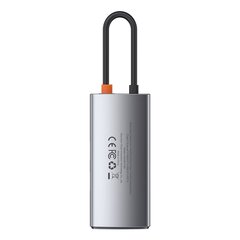 Multifunktsionaalne jagaja Baseus Metal Gleam HUB 4in1 цена и информация | Адаптеры и USB-hub | hansapost.ee
