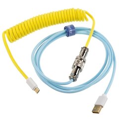 Провод для клавиатуры Ducky Premicord Cable, USB-C to USB-A, Cotton Candy цена и информация | Адаптеры и USB-hub | hansapost.ee