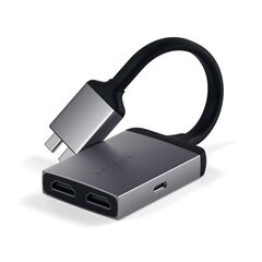 USB-C jagaja Satechi 2x HDMI hind ja info | Satechi Arvutid ja IT- tehnika | hansapost.ee