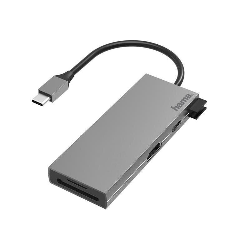 USB adapter Hama USB-C multiport adapter (6 liidest) цена и информация | USB adapterid ja jagajad | hansapost.ee