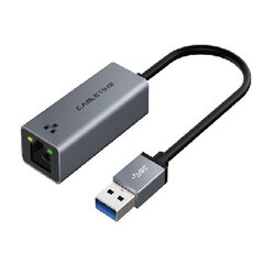 Adapter USB3.0 A-RJ45, 1000Mbps, 0.15m hind ja info | USB adapterid ja jagajad | hansapost.ee