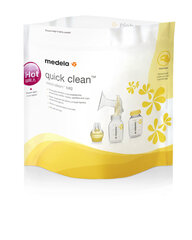 Мешочки для стерилизации Medela Quick Clean, 008.0041, 5 шт. цена и информация | Стерилизаторы и подогреватели для бутылочек | hansapost.ee