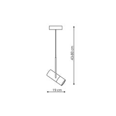 Rippvalgusti Light Prestige Bovino 1, must/puit hind ja info | Light Prestige Valgustid ja lambid | hansapost.ee