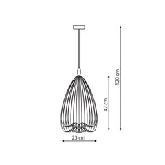 Rippvalgusti Light Prestige Frusta Long Black hind ja info | Light Prestige Valgustid ja lambid | hansapost.ee