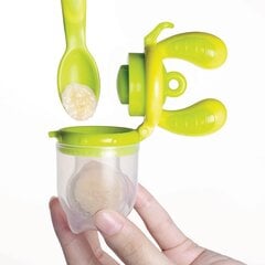 KidsMe обучающее устройство для кормления ребенка Food Feeder Lime, 6 мес+, большое цена и информация | Детская посуда, контейнеры для молока и еды | hansapost.ee