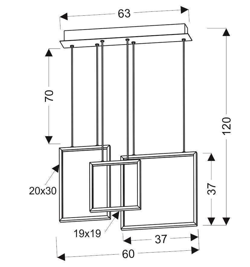 Candellux rippvalgusti Keos hind ja info | Rippvalgustid | hansapost.ee