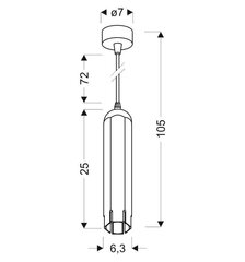 Rippvalgusti Candellux 31-77691 hind ja info | Rippvalgustid | hansapost.ee