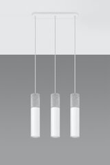 Sollux подвесной светильник Borgio 3 White цена и информация | Потолочный светильник, 38 x 38 x 24 см | hansapost.ee