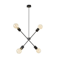 Emibig подвесной светильник Vendero 4 Black цена и информация | Потолочный светильник, 38 x 38 x 24 см | hansapost.ee