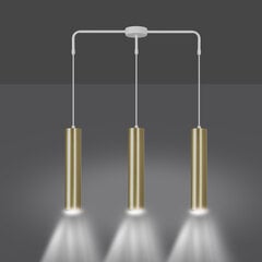 Emibig подвесной светильник Goldi 3 White/Gold цена и информация | Потолочный светильник, 38 x 38 x 24 см | hansapost.ee