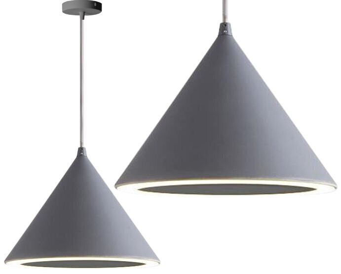 Rippvalgusti Cone LED, Grey hind ja info | Rippvalgustid | hansapost.ee