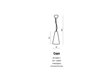 Azzardo rippvalgusti Capo Chrome hind ja info | Rippvalgustid | hansapost.ee