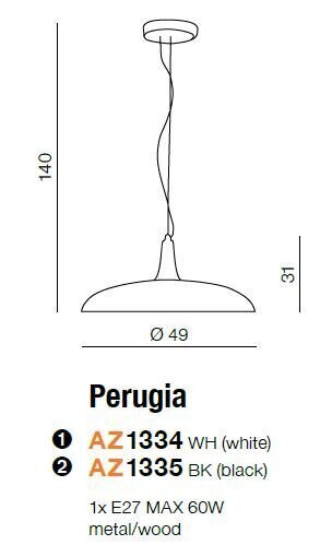 Valgusti Azzardo Perugia AZ1335 цена и информация | Rippvalgustid | hansapost.ee