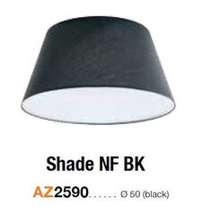 Lambikate Azzardo Shade NF 50 Black hind ja info | Rippvalgustid | hansapost.ee