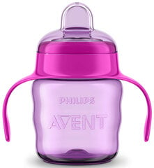 Silikoontilaga pritsmekindel pudel Philips Avent Premium SCF551/03 200 ml, 6 kuud+, roosa hind ja info | Lutipudelid ja tarvikud | hansapost.ee