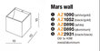 Seinalamp Azzardo Mars Silver hind ja info | Seinavalgustid | hansapost.ee
