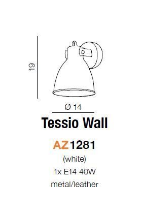Seinalamp Azzardo Tessio цена и информация | Seinavalgustid | hansapost.ee