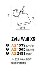 Azzardo настенный светильник Zyta XS Black цена и информация | Настенный светильник Конусы | hansapost.ee