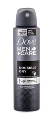 Pihustatad deodorant Dove Men + Care 48h Invisible Dry meestele 150 ml hind ja info | Deodorandid | hansapost.ee
