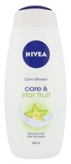 Nivea Care & Star Fruit крем для душа 500 мл цена и информация | Nivea Косметика для тела | hansapost.ee
