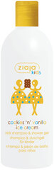 Шампунь и гель для душа с ароматом бисквита и ванильного мороженого Ziaja Kids, 400 мл цена и информация | Ziaja Духи, косметика | hansapost.ee
