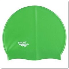 Шапочка для плавания Spurt Solid, зеленая цена и информация | Spurt Спорт, досуг, туризм | hansapost.ee