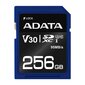 ADATA Premier Pro UHS-I SDXC, 256 GB, Flash memory class 10, U3, V30, 85 MB hind ja info | Mälukaardid mobiiltelefonidele | hansapost.ee