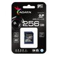 ADATA Premier Pro UHS-I SDXC, 256 GB, Flash memory class 10, U3, V30, 85 MB цена и информация | Mälukaardid mobiiltelefonidele | hansapost.ee