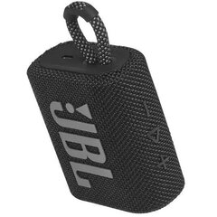 JBL Go 3 JBLGO3BLK hind ja info | JBL Heli- ja videoseadmed, klaviatuurid ja hiired | hansapost.ee