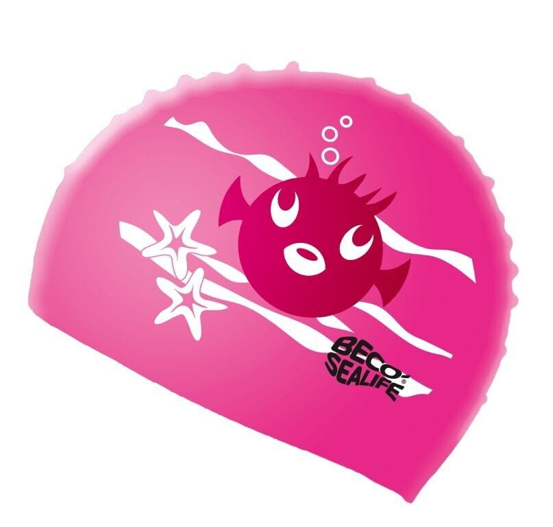 Ujumismüts BECO Sealife, roosa hind ja info | Ujumismütsid | hansapost.ee