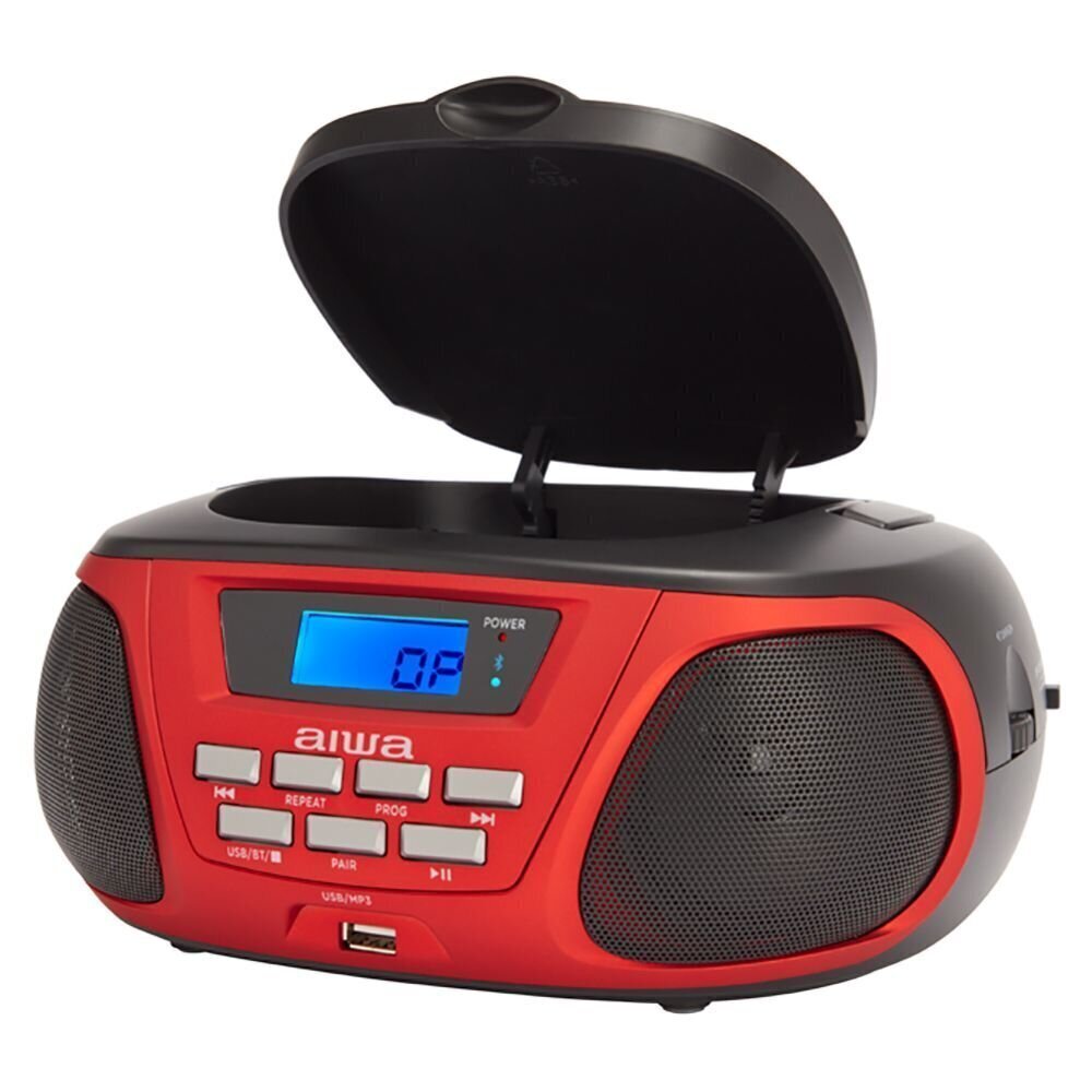 Magnetoola Aiwa BBTU-300RD red/black hind ja info | Raadiod ja magnetoolad | hansapost.ee